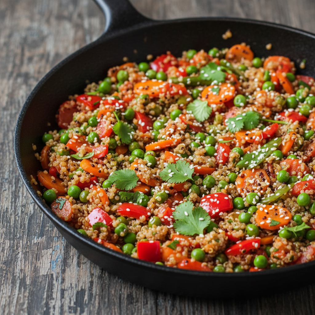 Quinoa Veggie Stir-Fry