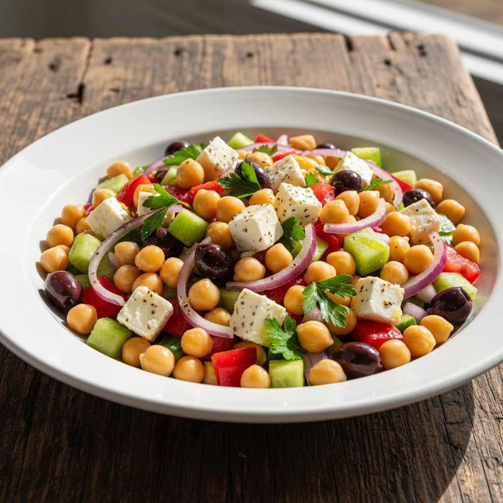 Greek Chickpea Salad