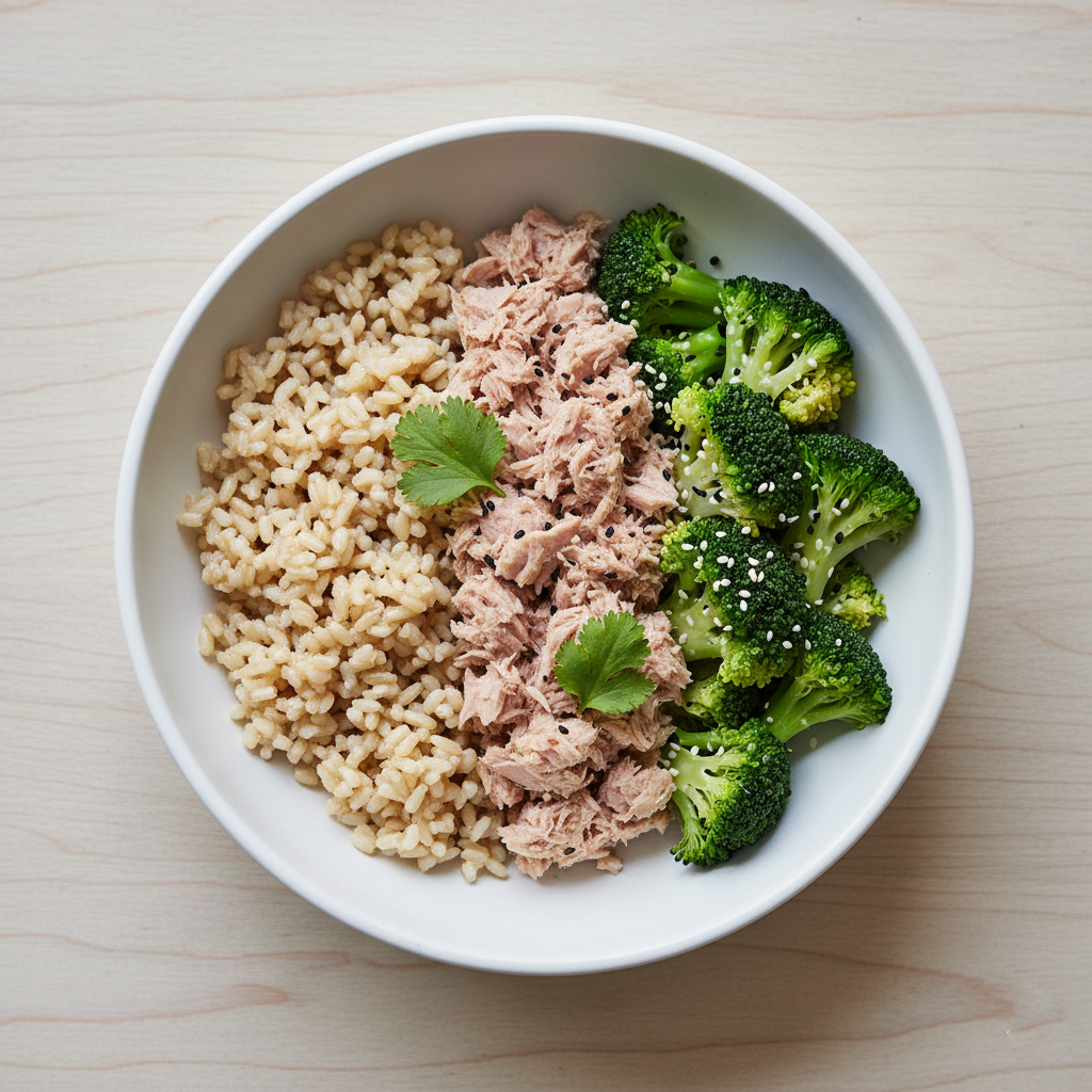 Tuna and Brown Rice Bowl