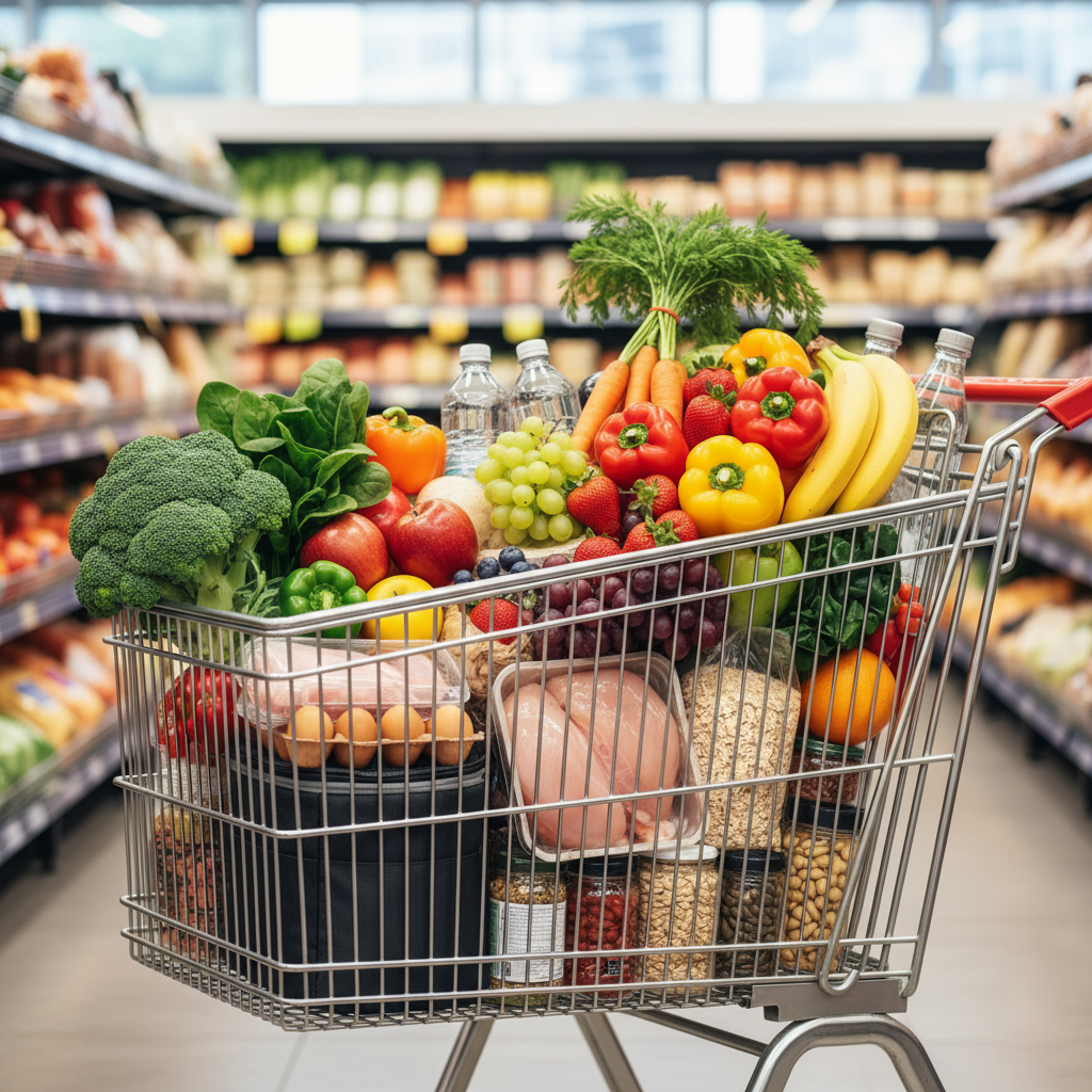 Grocery Cart Healthy Haul
